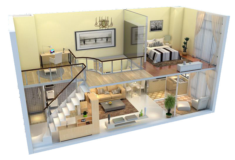 文一名门金隅3D户型图
